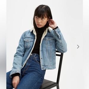 Levi’s Sherpa trucker denim jacket